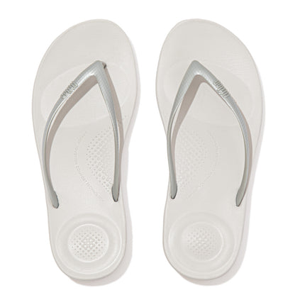 FitFlop iQushion Ergonomic Damen Silver Zehensteg
