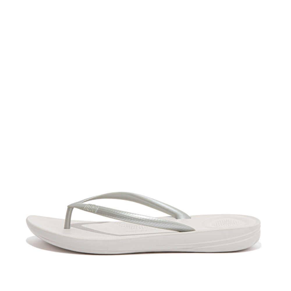 FitFlop iQushion Ergonomic Damen Silver Zehensteg