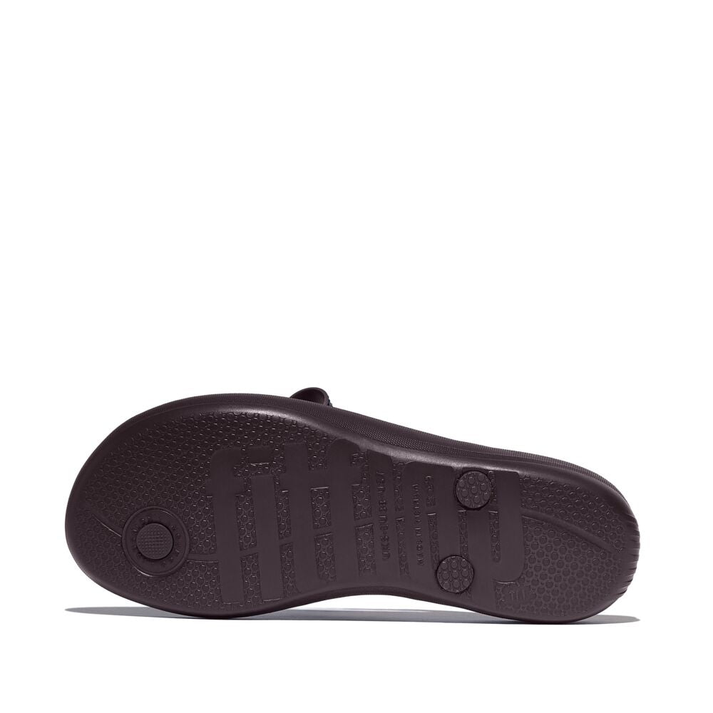 FitFlop iQushion Glitzer-Schleife Plumberry Zehensteg
