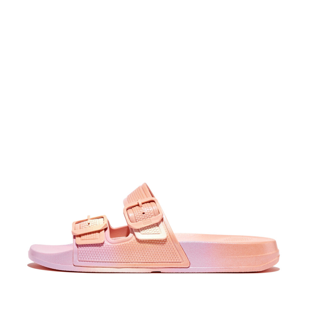 FitFlop iQushion Iridescent Riemensandalen Urban White Iridescent