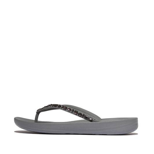 FitFlop iQushion Ergonomic Grey Ziersteine Zehensteg