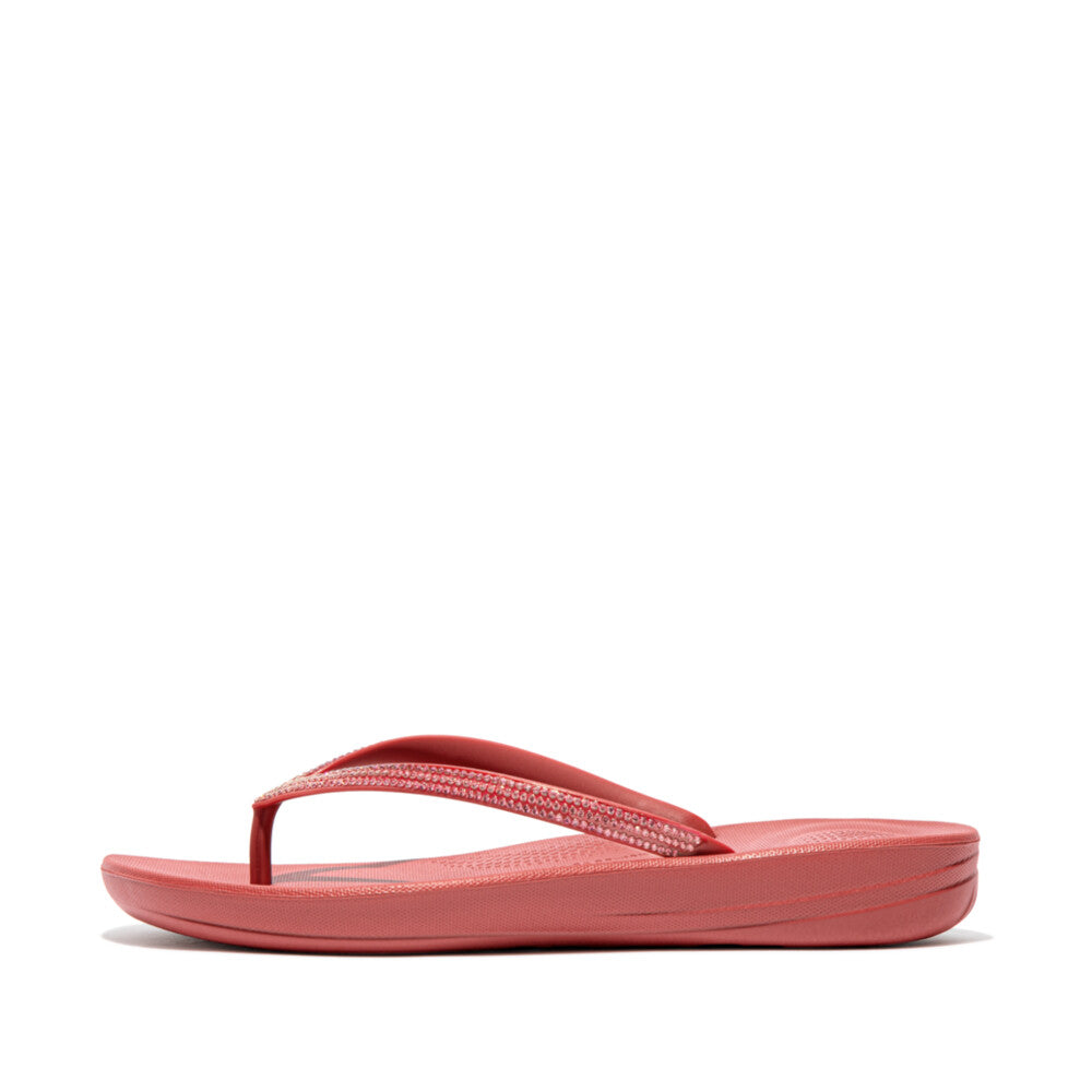 FitFlop iQushion Sparkle Dusty Red Zehensteg