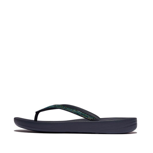 FitFlop iQushion Sparkle Midnight Navy Zehensteg