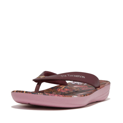 FitFlop iQushion X Jim Thompson Zehentrenner Java Brown