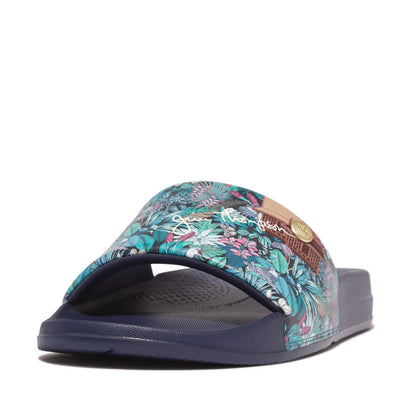 FitFlop iQushion X Jim Thompson Pantoletten Heritage Blue