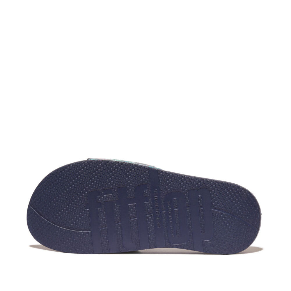 FitFlop iQushion X Jim Thompson Pantoletten Heritage Blue