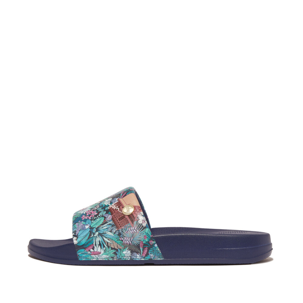 FitFlop iQushion X Jim Thompson Pantoletten Heritage Blue
