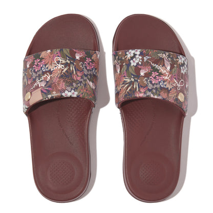 FitFlop iQushion X Jim Thompson Pantoletten Java Brown
