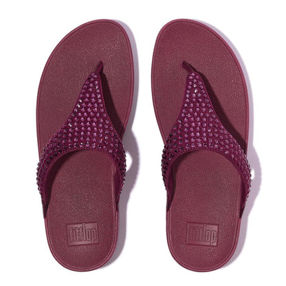 FitFlop Lulu Glitzer Ruby Zehensteg