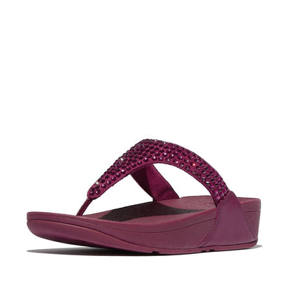 FitFlop Lulu Glitzer Ruby Zehensteg