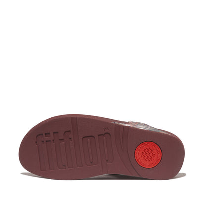 FitFlop Lulu X Jim Thompson Zehenstegsandalen Java Brown