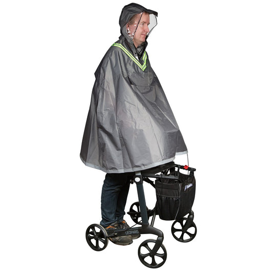 Wetterschutz Poncho für Rollator-Nutzer