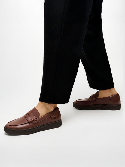 FitFlop RALLY Männer Chocolate Leder Loafers