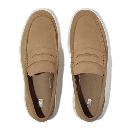 FitFlop RALLY Männer Camel Wildleder Loafers