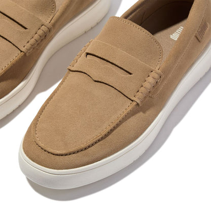 FitFlop RALLY Männer Camel Wildleder Loafers