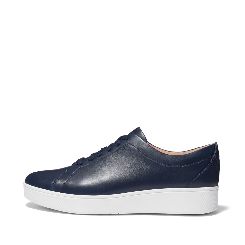 FitFlop Rally Leder Sneaker Midnight Navy