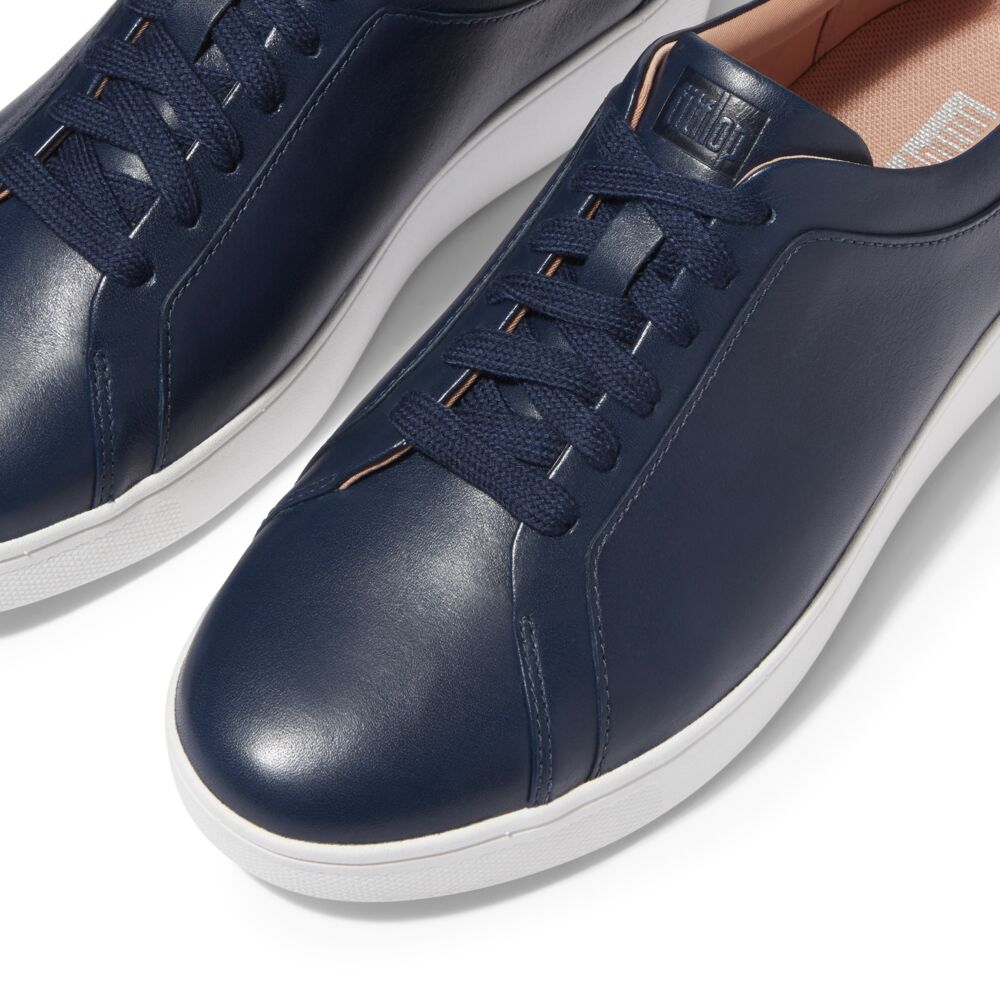 FitFlop Rally Leder Sneaker Midnight Navy