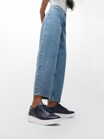 FitFlop Rally Leder Sneaker Midnight Navy