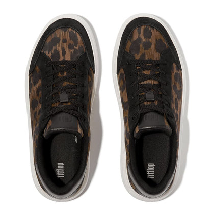FitFlop RTG Leopard Black Sneaker