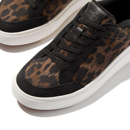 FitFlop RTG Leopard Black Sneaker