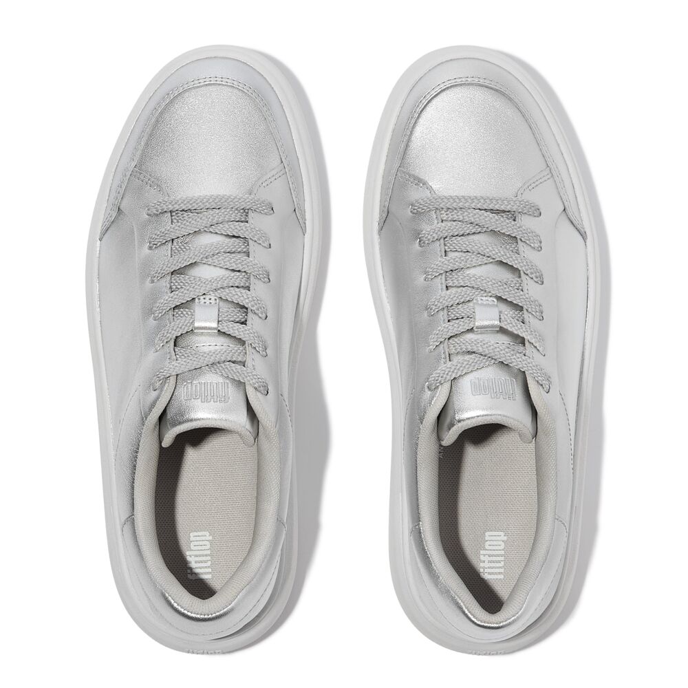 FitFlop RTG Metallic-Leder Sneaker