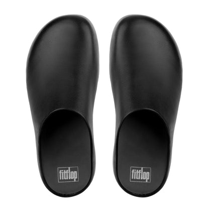 FitFlop Shuv Clogs Leder Black