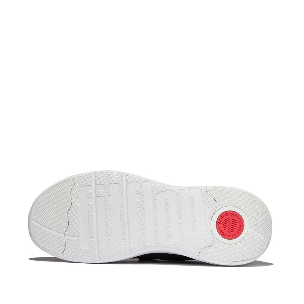 FitFlop Super-Q Sneaker Plumberry Knit Slip-On Laced