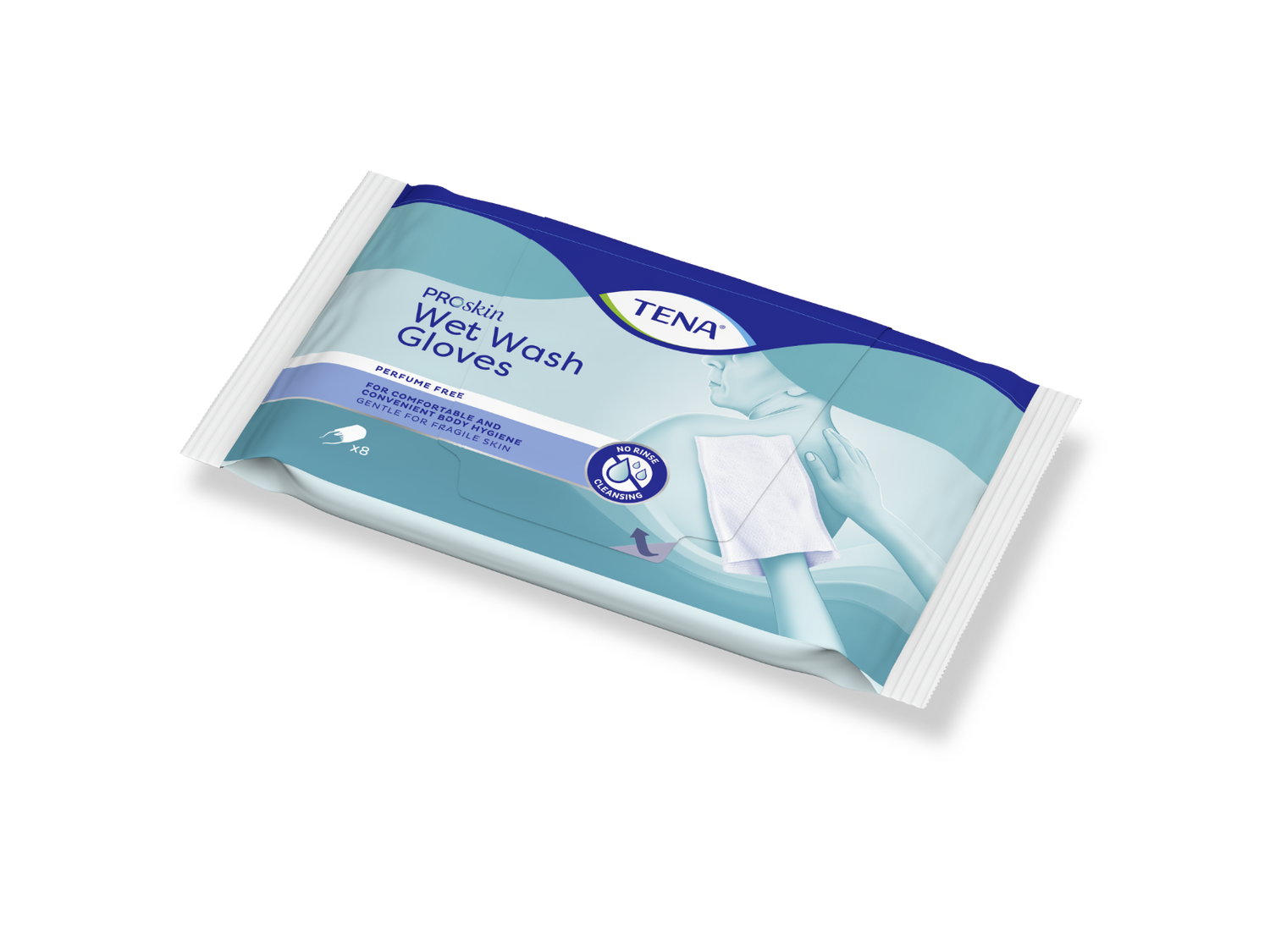 TENA ProSkin Wet Wash Gloves 