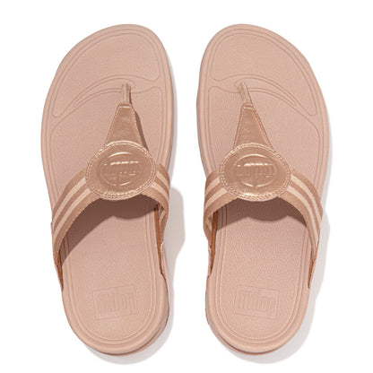 FitFlop Walkstar Damen Rose Gold Zehensteg