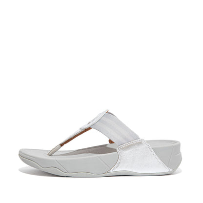 FitFlop Walkstar Damen Silver Zehensteg