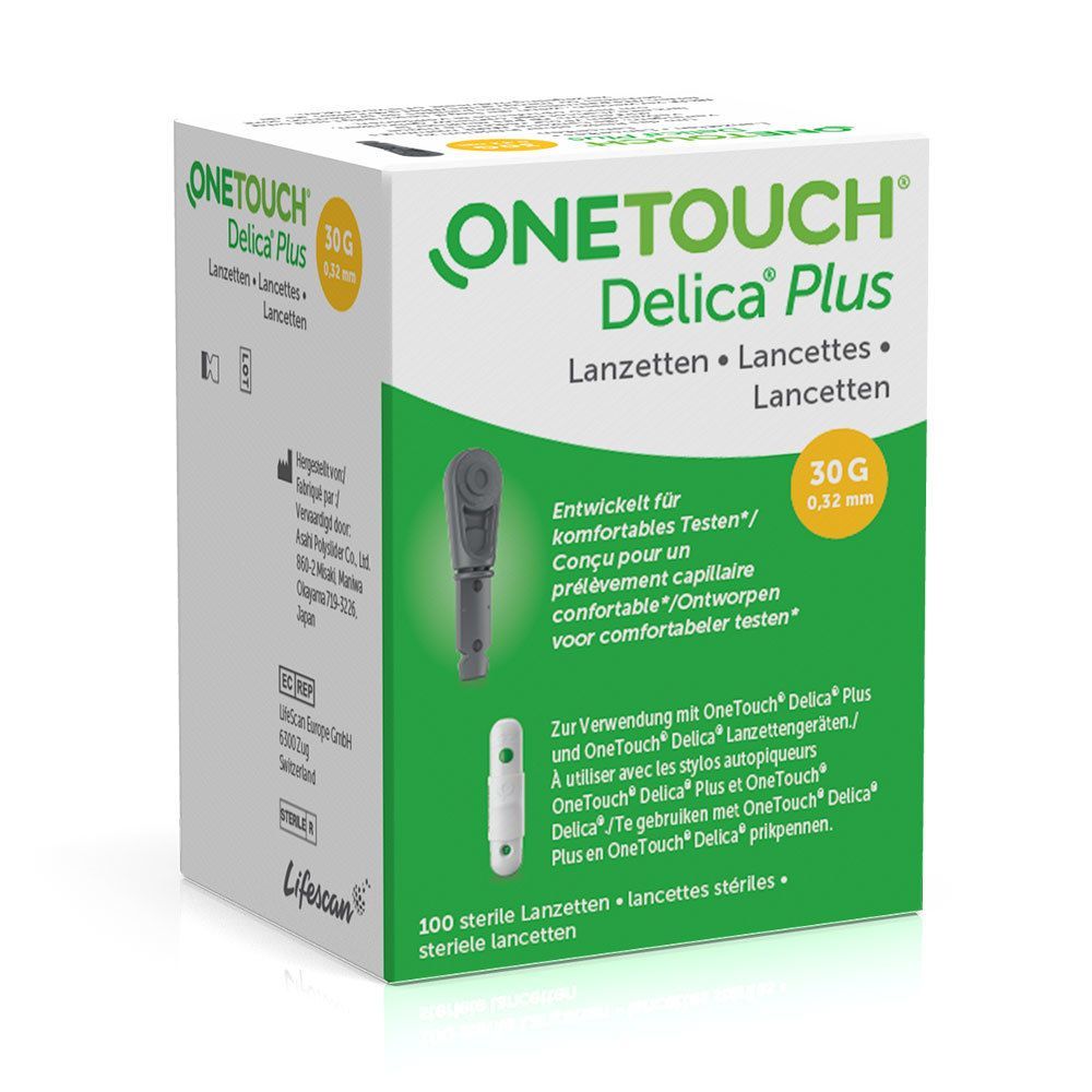 ONETOUCH Delica Plus Lanzetten 30G 100Stk.