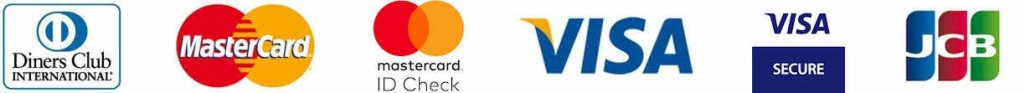 Logos der Kreditkarten die wir akzeptieren