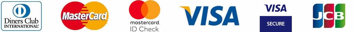 Logos der Kreditkarten die wir akzeptieren