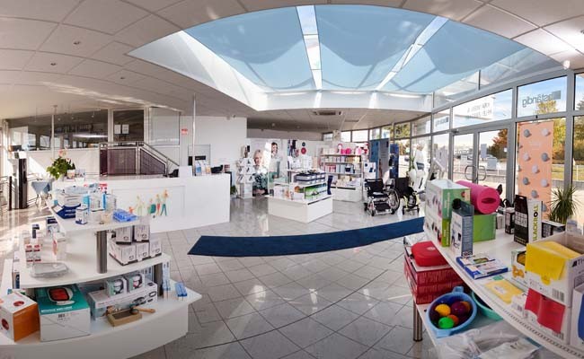 Innenansicht der bständig Filiale in Amstetten.