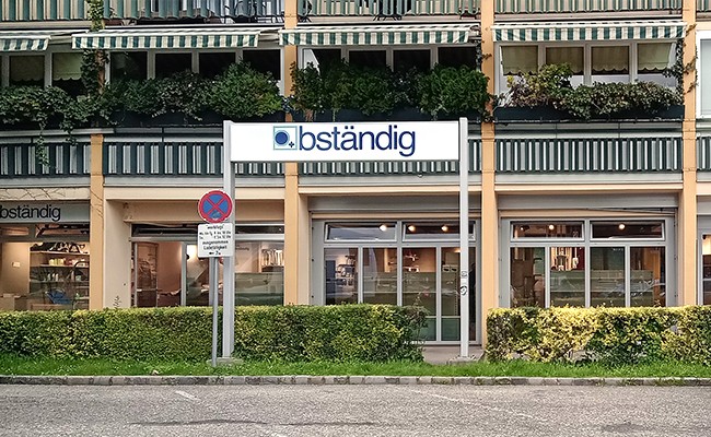 Außenansicht der bständig Filiale in Krems.