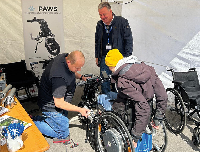 bständig, Mobilitätstage, Event, ALF, Rollstuhl, elektronisches Zugsystem, Rehatechniker, Beratung, Mobilität, Assistenzsystem