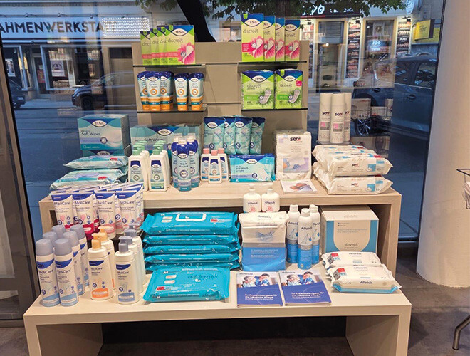 bständig Neueröffnung Döbling barrierefrei Hilfsmittel sanitätshaus pflege Reinigung Gesundheit Hygiene