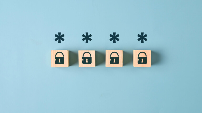 Geschlossene Sterne symbolisieren die sichere Übertragung sensibler Daten über FTAPI bei bständig