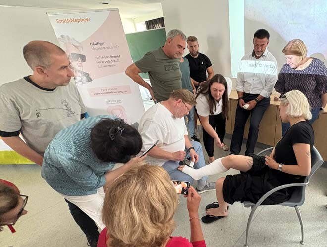 T.I.M.E Veranstaltung für medizinisches Fachpersonal organisiert von Smith & Nephew und Paul Bständig.