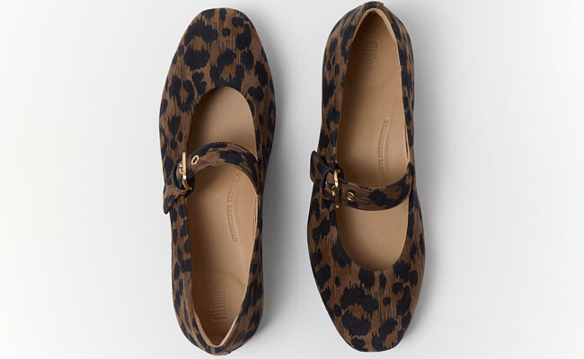 Elegante FitFlop Ballerinas im Leopard-Schokolade-Mix – stilvoll, bequem und ideal für Herbst-Looks.
