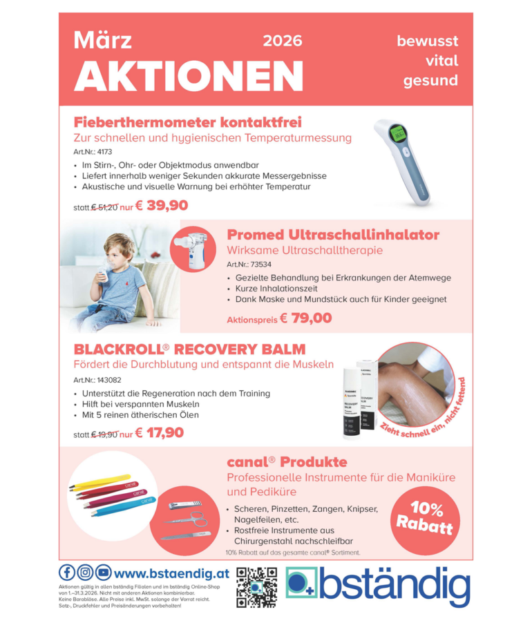 Rotes Monatsaktionsblatt des Monats März.