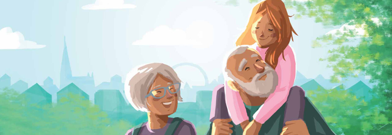 Frühlingsillustration von bständig