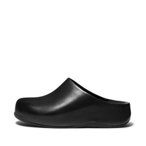 FitFlop Shuv Clogs Leder Black Seitenansicht