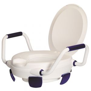 Toilettsitzerhöhung Clipper mit Armlehnen